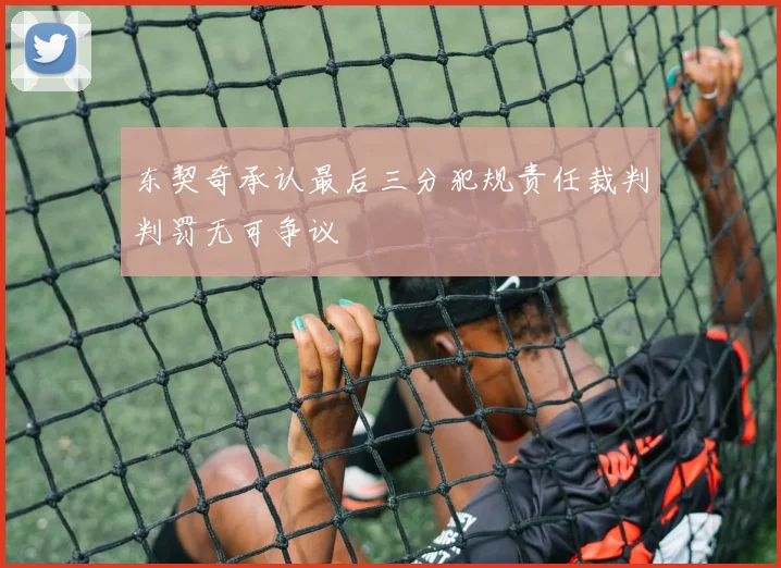 东契奇承认最后三分犯规责任裁判判罚无可争议